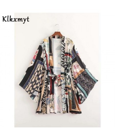 Two Pcs Sets Women Summer Fashion Printed Long Sleeve Sashes Blouse Tops+Straight Pants Lady Trousers Casual Sets $59.52 - Su...