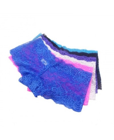 6 Pcs/Lot 2022 Ladies Underwear Women Boyshort Sexy Transparent Lace Panties M L XL XXL 9346 $22.97 - Underwear