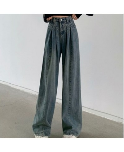 Vintage Clothes Blue Jeans Woman High Waist Denim Straight Leg Jeans Women 2022 Y2k Female Clothing Women's Pants Streetwear ...