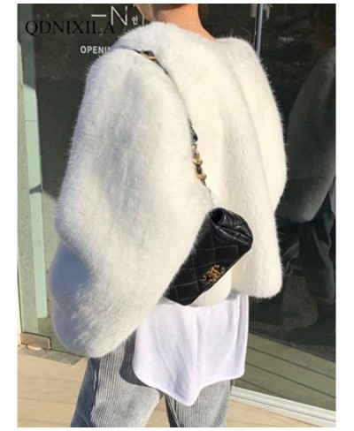 Winter Coat for Women 2022 Faux Fur Coat Short Thickened Fashion Fur Jacket Top Fur Coat Women Winter Jacke $60.71 - Jackets ...