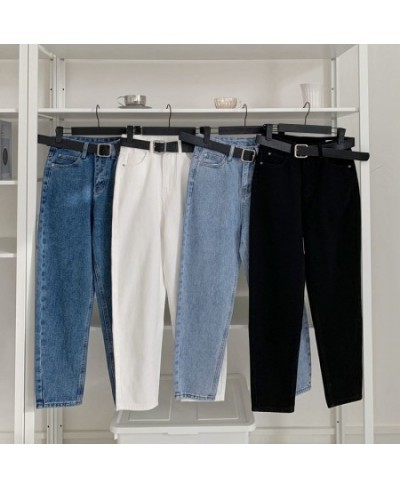 Spring/Autumn New High-waisted Harlan Jeans Female Slimming Straight Loose Casual Radish Pants Women Jeans $48.70 - Jeans