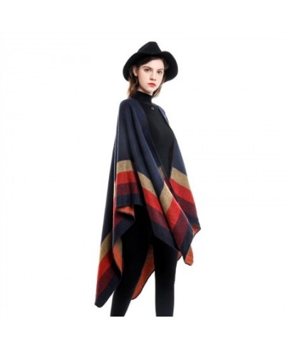 40 Colors Autumn Shawls Poncho for Women Winter Warm Cardigan Sweater Black Kawaii 2022 Female Fall Shawl Beach Dress Tunic $...