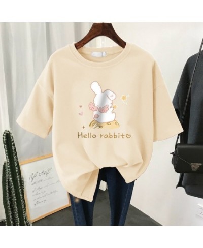 100% Cotton L-6XL T Shirt Plus Size Tshirt Short Sleeve Women Top Summer Cartoon Print Couple O Neck Oversized T Shirts $35.1...