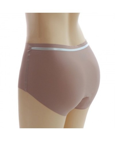 Plus Size Seamless Panties for Women Sexy Summer Ultra-thin Ice Silk Antibacterial Crotch High Waist Female Underwear $11.92 ...