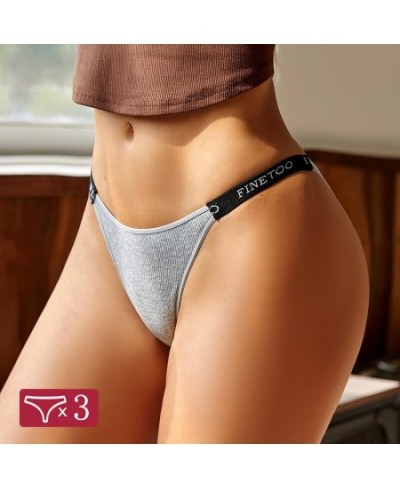 3Pcs/set Low Waist Brazilian Panties Women Cotton Bikini Panties M-XL Lady Comfortable Underwear Female Soft Underpants $13.2...