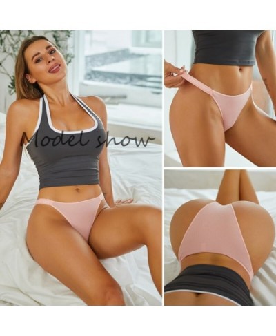 3Pcs/set Low Waist Brazilian Panties Women Cotton Bikini Panties M-XL Lady Comfortable Underwear Female Soft Underpants $13.2...