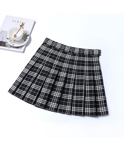 Japanese Schoolgirl Cosplay JK Uniform Plaid Women Pleated Skirts Summer High Waist Mini Skirt Sexy Cute A Line Harajuku $31....