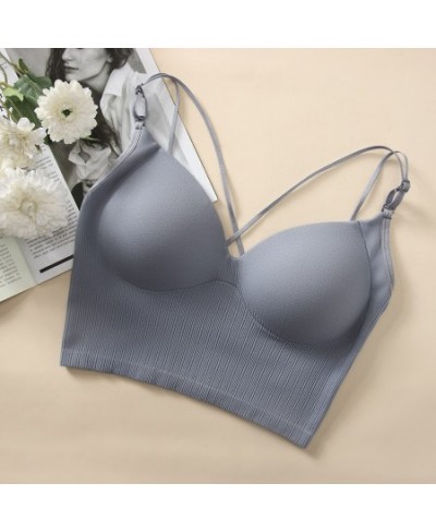 Seamless Tube Top Women Bra One Piece Push Up Underwear Wireless Bralette Beauty Back Cross straps Wrapped Chest Female $26.2...