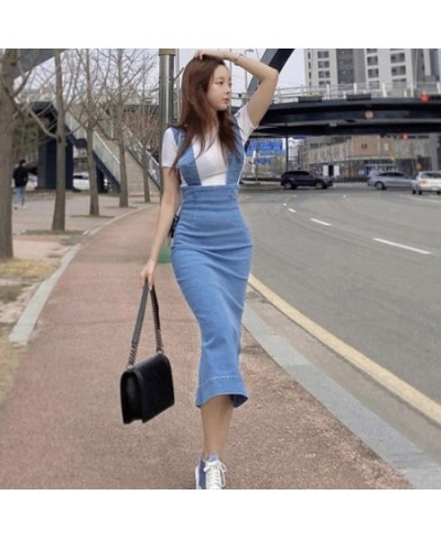 fashion women casual skirt autumn denim skirt split sexy elegant temperament simple young blue wild bodycon skirt $55.87 - Sk...