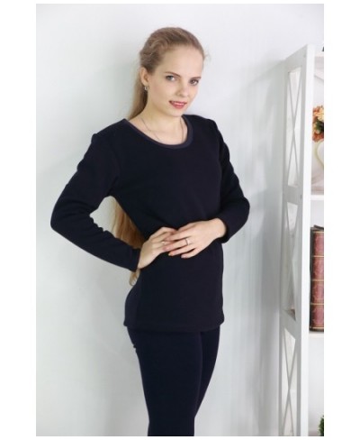 New Winter Style thermal underwear plus velvet thicke at home sets Plus Size 5XL Warm Long Johns suits $65.55 - Underwear