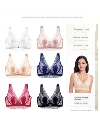 Lightweight Full Cup Large Size Underwear Female Thin Style Push-up Bra Sexy Lace Full Cup Fat M Bra lace bra mesh bra $34.60...