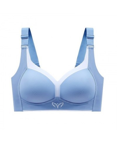 Seamless Bras for Women Plus Size Wireless Brassiere Lightly Lined Full Coverage Bra C D E Cup $28.31 - Underwear