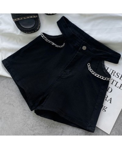 New autumn New style waist chain hollow out personality design Women's trousers are autumn streetwear women $37.81 - Jeans