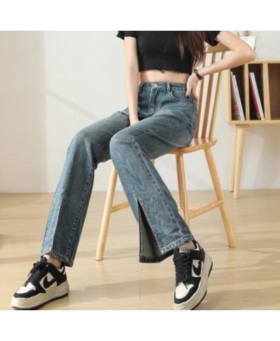 Flare Wide Leg Jeans Women High Waist Loose Mom Denim Pants 2023 Fashion Vintage Casual Straight Trousers Streetwear New $47....