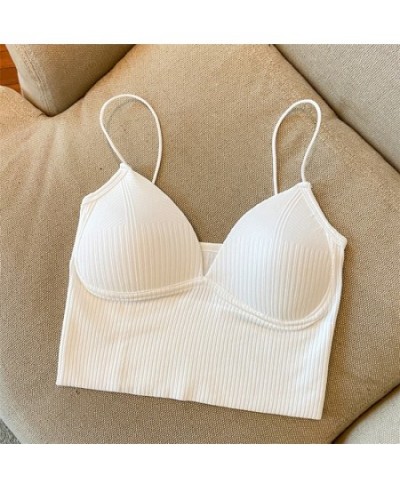 2023 Women Lingerie Push Up Bra with Chest Pad Female Soft Brassreie Fashion Solid Color Top $13.71 - Underwear