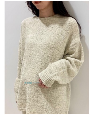 Japan Original GP Winter Sleepwear Solid Color Knitted Sweater Style Pajamas Home Wear Loungewear $93.92 - Sleepwears