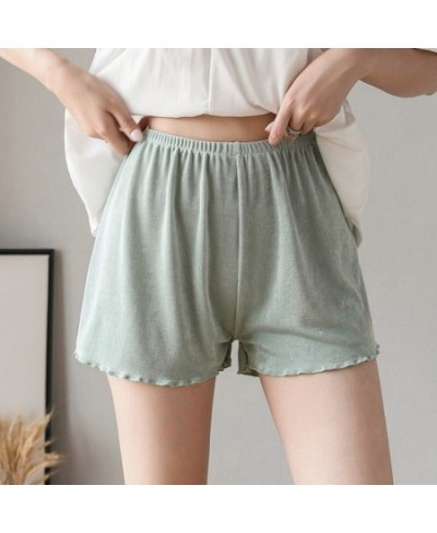 Ice Silk Safety Short Pants Anti-empty Summer Plus Size Womans Lounge Wear Loose Pajama Short Pants Women Soft Home Cute Shor...