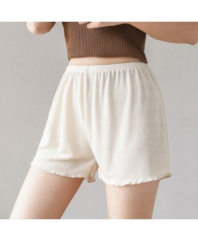 Ice Silk Safety Short Pants Anti-empty Summer Plus Size Womans Lounge Wear Loose Pajama Short Pants Women Soft Home Cute Shor...