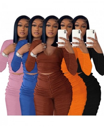 two piece set women outfits 2 piece set pants sets crop top pants fall outfits women sweatsuits tracksuit woman two pieces se...