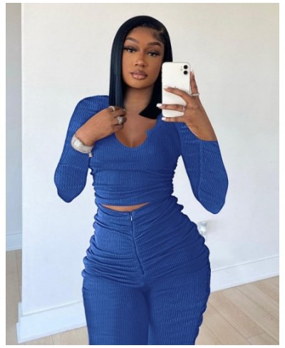 two piece set women outfits 2 piece set pants sets crop top pants fall outfits women sweatsuits tracksuit woman two pieces se...