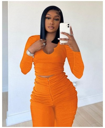 two piece set women outfits 2 piece set pants sets crop top pants fall outfits women sweatsuits tracksuit woman two pieces se...