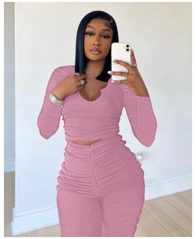 two piece set women outfits 2 piece set pants sets crop top pants fall outfits women sweatsuits tracksuit woman two pieces se...