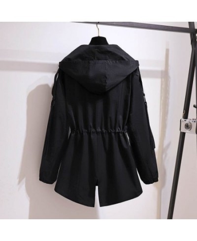 150Kg Plus Size Women's Spring Autumnt Temperament Loose Trench Coat Bust 157cm 6XL 7XL 8XL 9XL 10XL Long Sleeve Tooling Jack...