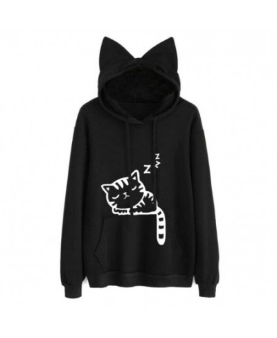 Sudaderas 2023 Envio Gratis Women Cat Printed Long Sleeve Hoodie Sweatshirt Sudadera Mujer Moletom Feminino Hoodies Women $36...