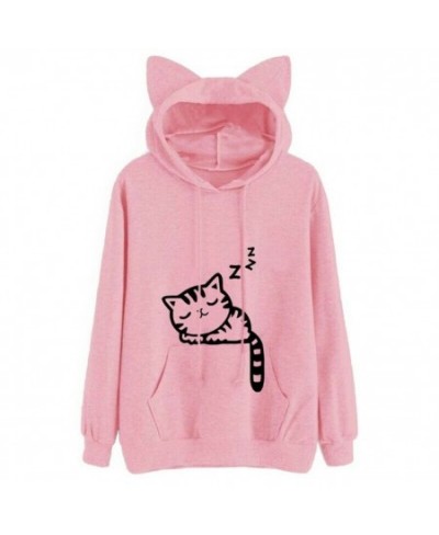 Sudaderas 2023 Envio Gratis Women Cat Printed Long Sleeve Hoodie Sweatshirt Sudadera Mujer Moletom Feminino Hoodies Women $36...