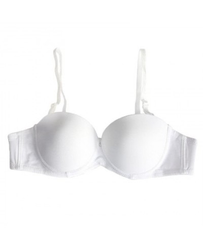 white black color thicken cup super push up bra half cup lovely bra gather breast padded cup sexy women bra 32 34 36 $14.08 -...