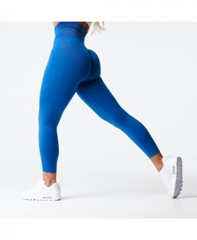 SILKY Nvgtn Logo Solid Seamless Leggings Womens Joga Pants Workout Buttery Soft Fitness Outfits Gym Tights Sports Wear $40.48...