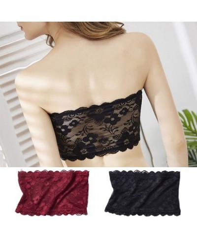 Lingerie Bralette Brasserie Sexy Lace Underwear Tube Top Off Shoulder Strapless Bras $13.18 - Underwear