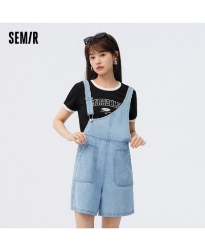 Jeans Women Asymmetric Strap Pants 2023 Summer New Cool Loose Shorts Trend $86.45 - Jeans