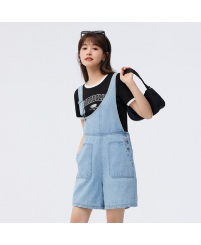 Jeans Women Asymmetric Strap Pants 2023 Summer New Cool Loose Shorts Trend $86.45 - Jeans