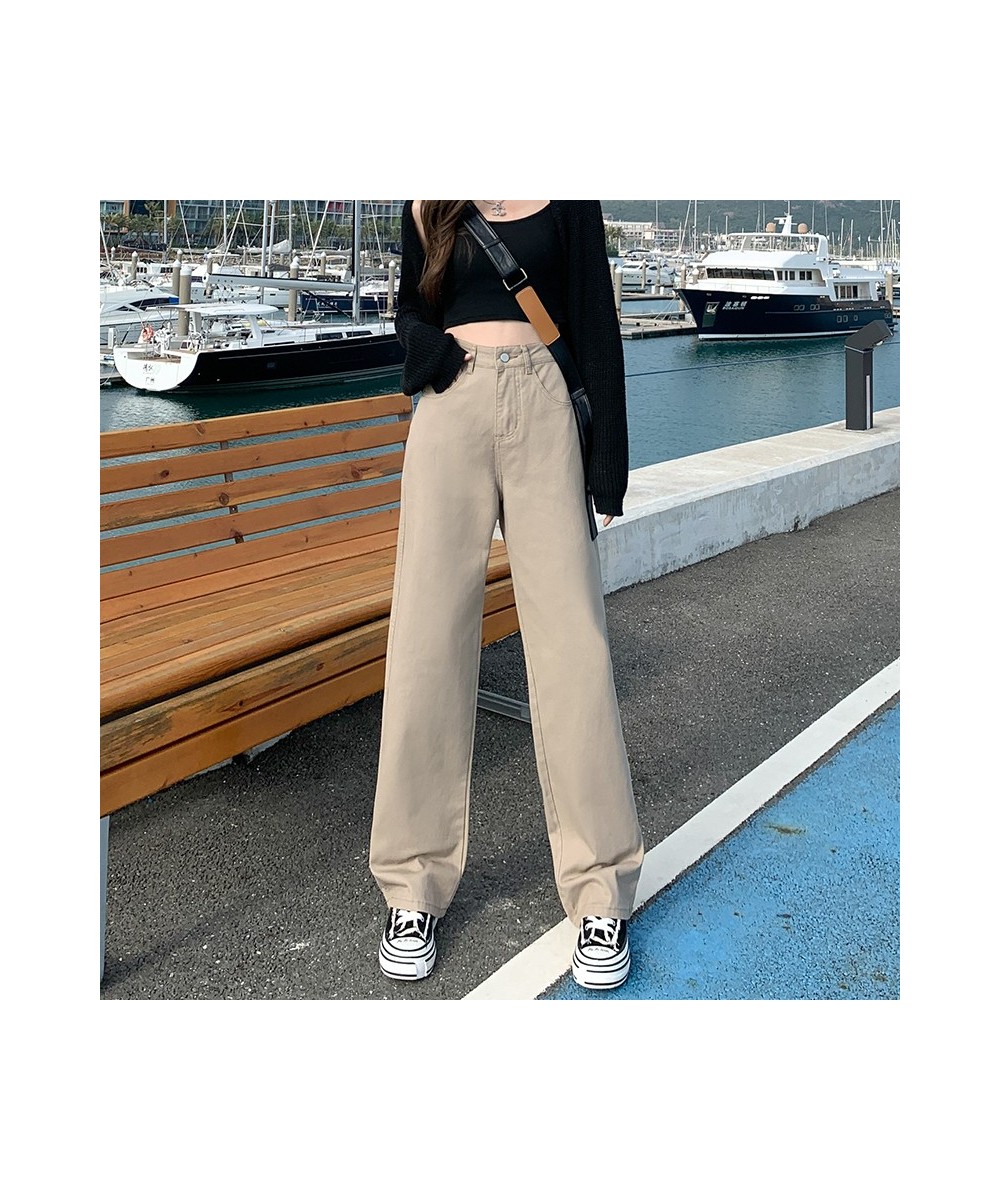 Loose Wide Leg Jeans Women's Clothing Casual Jeans Straight Denim Jean Simple Fashion Baggy Pants Streetwear Y2K Fashion $42....