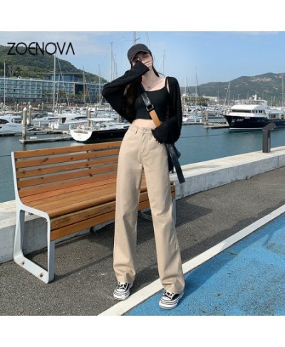 Loose Wide Leg Jeans Women's Clothing Casual Jeans Straight Denim Jean Simple Fashion Baggy Pants Streetwear Y2K Fashion $42....