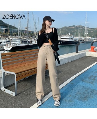 Loose Wide Leg Jeans Women's Clothing Casual Jeans Straight Denim Jean Simple Fashion Baggy Pants Streetwear Y2K Fashion $42....