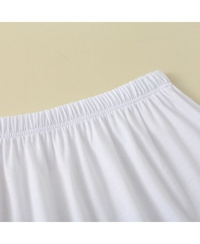 Fold Top of Sweater Bottom Lady Skirt White Hem Skirts Womens $14.01 - Skirts