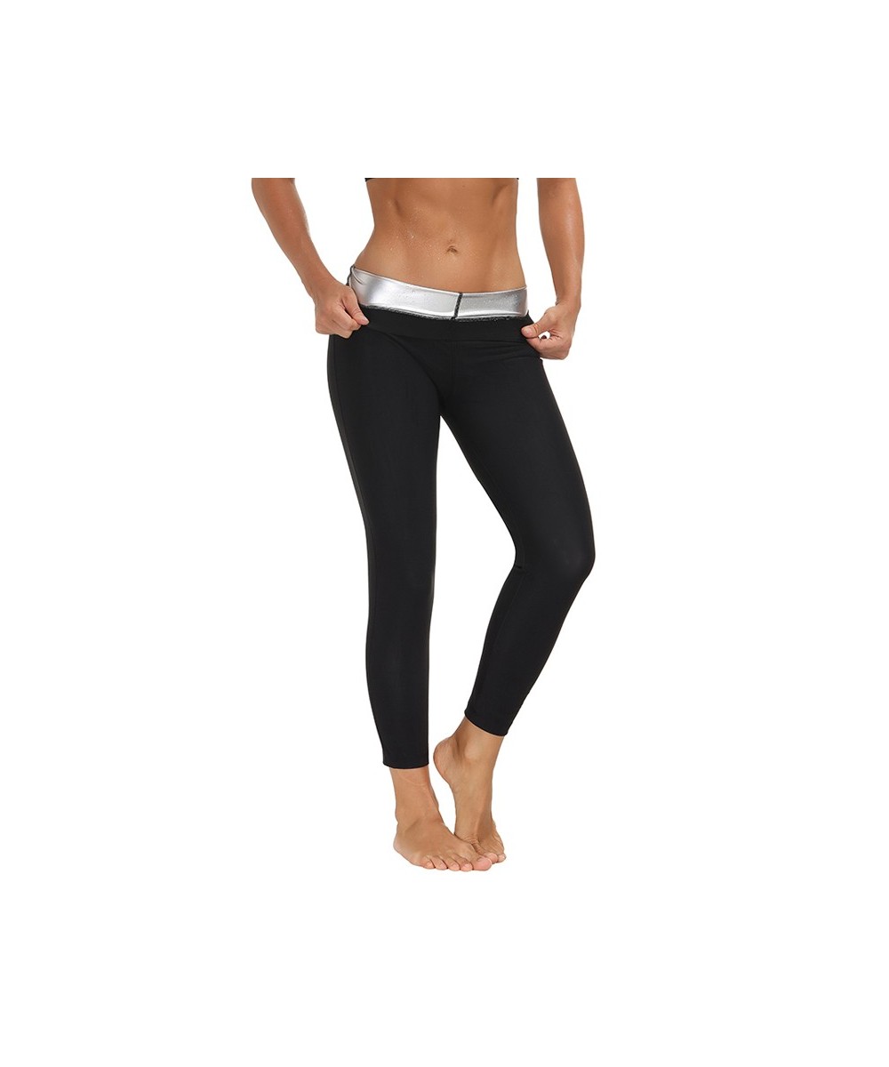 Women Thermal Leggings Workout Sauna Pants Body Shaper Sweat Shapewear Weight Loss Slimming Leggins Waist Trainer Thigh Trimm...