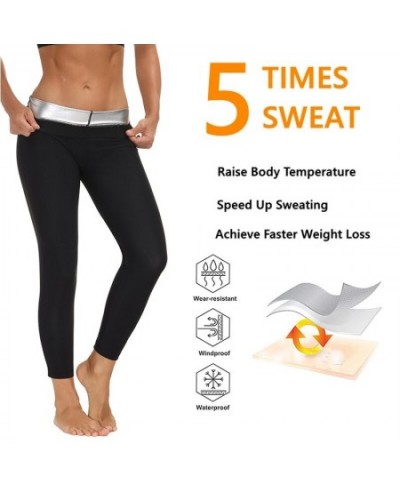 Women Thermal Leggings Workout Sauna Pants Body Shaper Sweat Shapewear Weight Loss Slimming Leggins Waist Trainer Thigh Trimm...