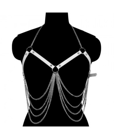 White Women's Chain Waist Belt Fashion Sexy Erotic Lingerie Multilayer Metal Body Jewelry Female Trendy Clothing Sword Belt $...