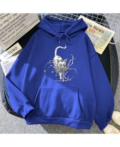 Horror Anime Junji Ito Hoodies Winter Women Clothes 2022 Manga Cats Sweatshirts Graphic Hoodie Warm Harajuku Unisex Sudaderas...