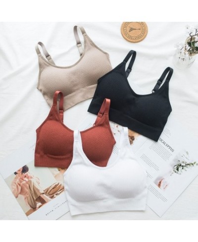 Underwear Women Gather Wireless Lingerie Bra Tube Top Wrapped Chest Beauty Back Bralette Cotton Thin Section Bandeau Top $12....