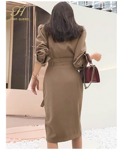 Korean Office Lady 2 Pieces Set Women Double-Breasted Tops And High Waist Pencil Skirts Casual Simple Skirts Suits $70.85 - S...