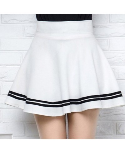 2023 High Waist Pleated Skirts Kawaii Harajuku Skirts Women Girls Lolita A-line Sailor Skirt Large Size Preppy School Uniform...