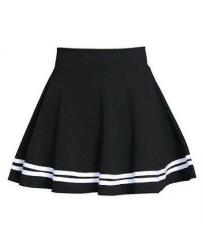 2023 High Waist Pleated Skirts Kawaii Harajuku Skirts Women Girls Lolita A-line Sailor Skirt Large Size Preppy School Uniform...