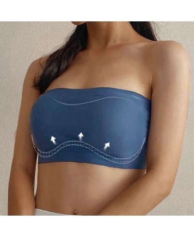 Lingerie Invisible Underwear Bra Padded Bralette Bras Strapless Seamless Up Without Straps Sexy Bras Female Push Ladies Women...