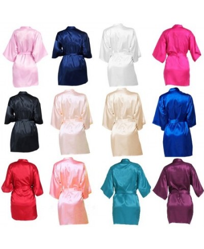 Women Silk Birthday Robes Birthday Queen & Squad Kimono Robe Bathrobe Sexy Nightwear Robes Satin Robe Dressing Gowns $30.29 -...