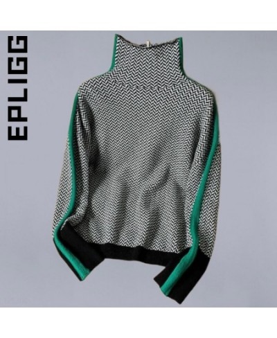 Knitted Turtleneck Women Sweater Fashion Pullover Basic Top Women Soft Sexy Knit Sweater Popular Warm Women's Clothing $40.98...