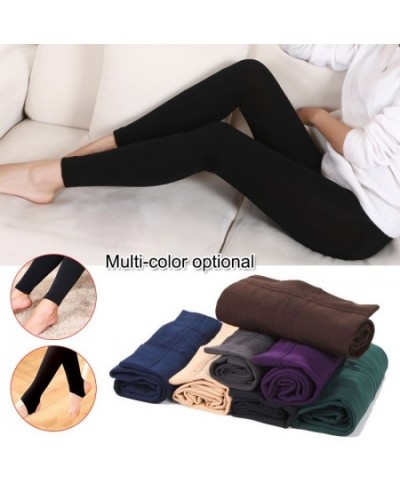 Women Heat Fleece Winter Stretchy Leggings Warm Fleece Lined Slim Thermal Pants CLA88 $15.53 - Bottoms